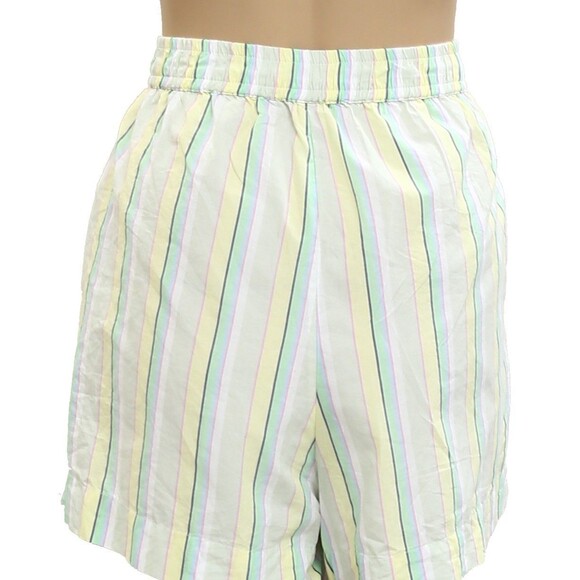 By Anthropologie The Wren Boxer Shorts Striped Printed Pull-on Cotton M 281670 - Picture 12 of 13